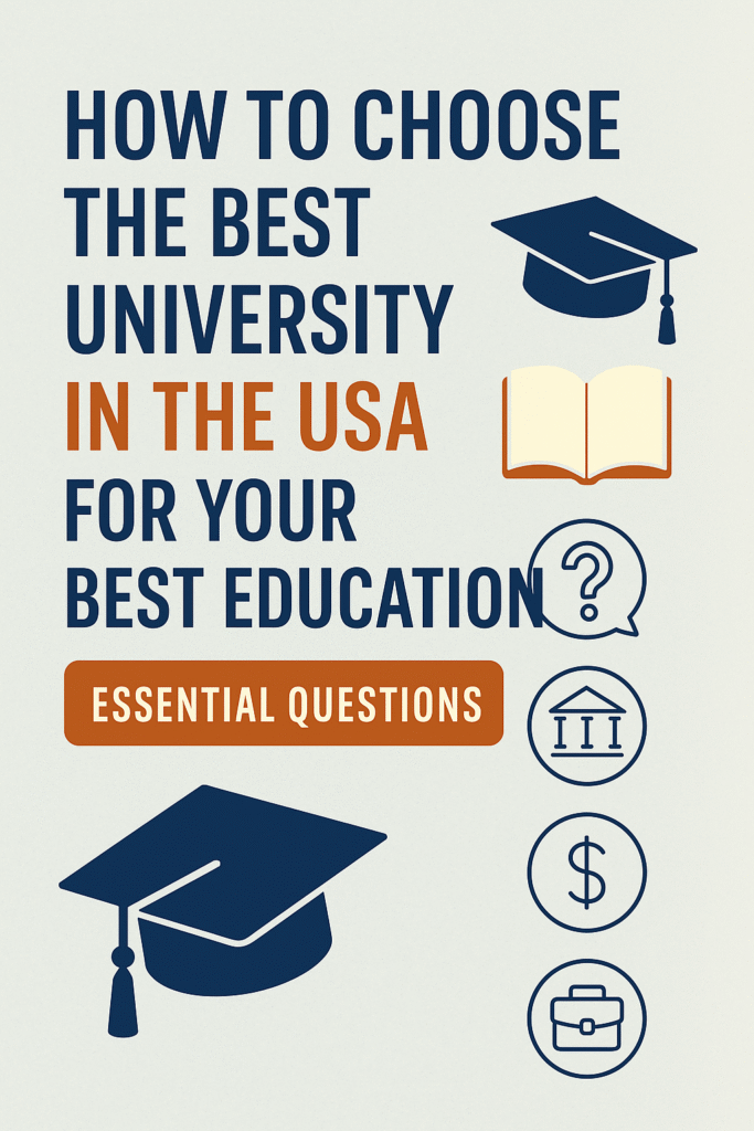 How to Choose the Best University in the USA for International Students ...