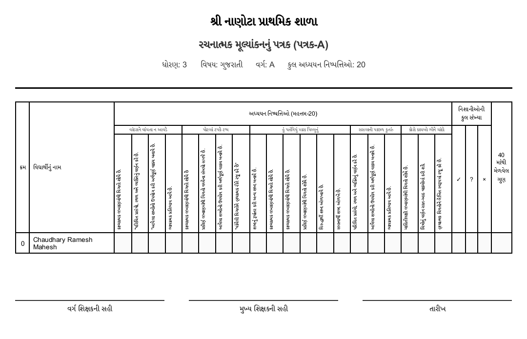 પત્રક A બનાવો મોબાઈલથી હવે તદ્દન ફ્રી